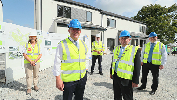 Minister Darragh O'Brien at Ashline, Ennis