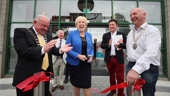 Minister Humphreys at opening of Ennis Digital Hub