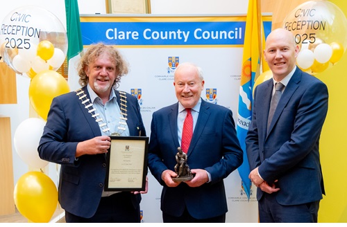 Clare County Council Awards Highest Honour to Dr. Mick Guinee