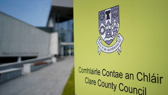 Clare County Council sign
