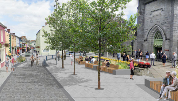 Ennis Public Realm Regeneration Project - Ennis Cathedral to Upper O'Connell Street