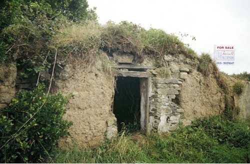 Johnnie McNamara’s home in Tullaroe, near Querrin is one of the last remaining mud houses in County Clare