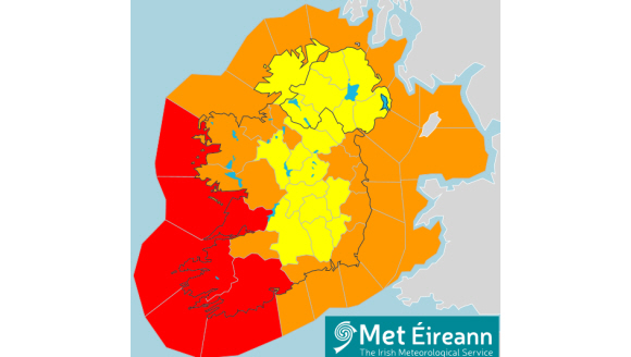 Met Eireann - Weather Warning