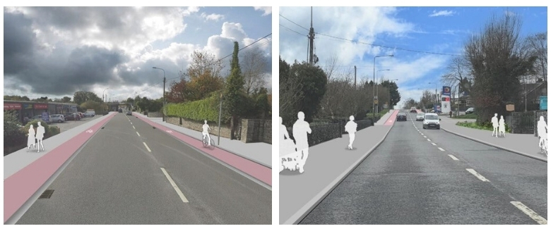 Work has begun on new Active Travel Scheme for the Tulla Road